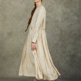 Famecoco Vintage-Inspired Vintage Jacquard Midi Dress