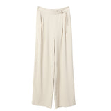 Famecoco Soft Tailored Wide-Leg Pants