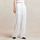 Famecoco Skin‑Friendly Wide‑Leg Pants
