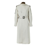 Famecoco High-Neck Belted Long Trench Coat