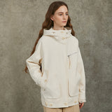Famecoco Casual Cotton-Blend Hooded Jacket