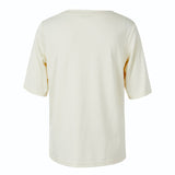 Famecoco Soft Floral Embroidered T-Shirt