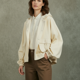 Famecoco 100% Cotton Utility Hooded Jacket