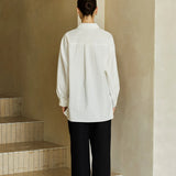 Famecoco Signature Shirt with Tie Neck Detail
