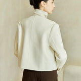 Famecoco Signature 100% Wool Cropped Jacket