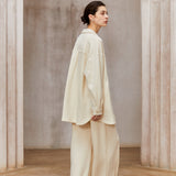 Famecoco Oversized Lyocell Wool Shirt Jacket