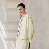 Famecoco 100% Cotton Chic Short Jacket