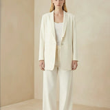 Famecoco Minimalist Soft-Stretch Blazer