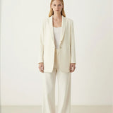 Famecoco Minimalist Soft-Stretch Blazer