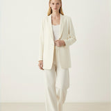 Famecoco Minimalist Soft-Stretch Blazer
