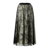 Famecoco Ink Landscape Mesh Skirt