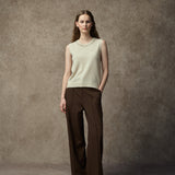 Famecoco Classic Wool Blend Sleeveless Top