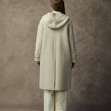 Famecoco Classic Texture Hooded Duffle Coat