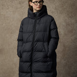 Famecoco Stylish Long Hooded Down Puffer Coat