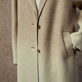 Famecoco Gradient Wool Lapel Coat