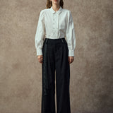 Famecoco Classic Relaxed Fit Straight-Leg Trousers