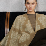 Paisley Jacquard Blanket Wrap
