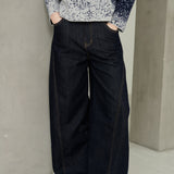 High Rise Barrel Leg Jeans