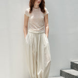 Sheer Floral Lace Cap Sleeve Top