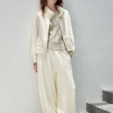 Faux Shearling Wool Jacket