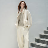 Faux Shearling Wool Jacket