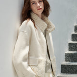 Faux Shearling Wool Jacket