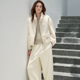 Faux Shearling Wool Jacket