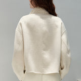 Faux Shearling Wool Jacket