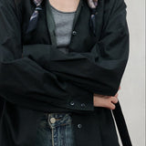 Papery Cotton Longline Trench Coat
