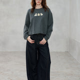 High Rise Barrel Leg Jeans