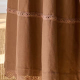 Famecoco Lace-Trim Midi Skirt