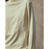 Famecoco Embroidered Mock Neck Slim Top