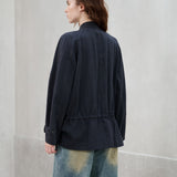 Drawcord Waist Lyocell Utility Jacket