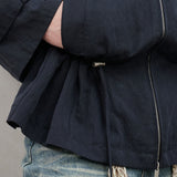Drawcord Waist Lyocell Utility Jacket
