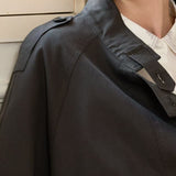 Famecoco Cropped Trench Jacket