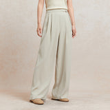 Famecoco Soft Tailored Wide-Leg Pants