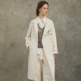 Famecoco Artistic Long Coat with Unique Embroidery