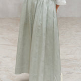 Lyocell Floral Jacquard Midi Skirt