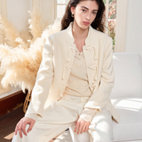 Famecoco Wool-Lyocell Pankou Jacket