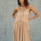 Famecoco Tiered Maxi Dress