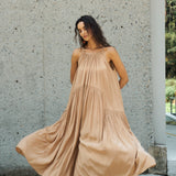 Famecoco Tiered Maxi Dress