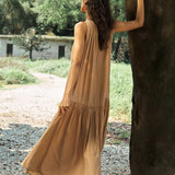Famecoco Tiered Maxi Dress