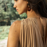 Famecoco Tiered Maxi Dress