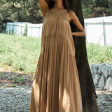 Famecoco Tiered Maxi Dress