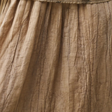 Famecoco Textured Ramie Midi Skirt