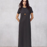 Minimalist Maxi T-Shirt Dress