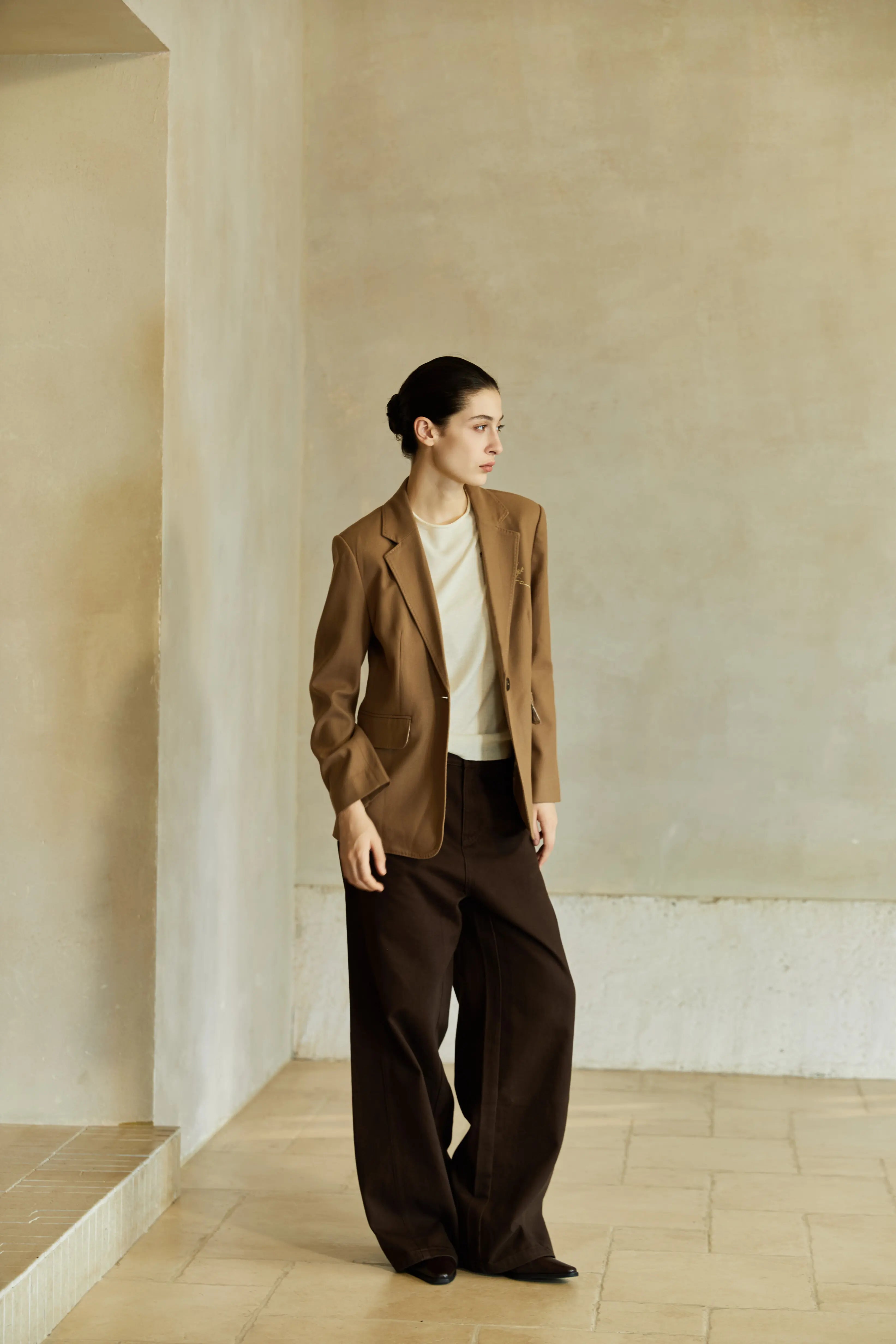 Famecoco Signature Wool-Blend Blazer