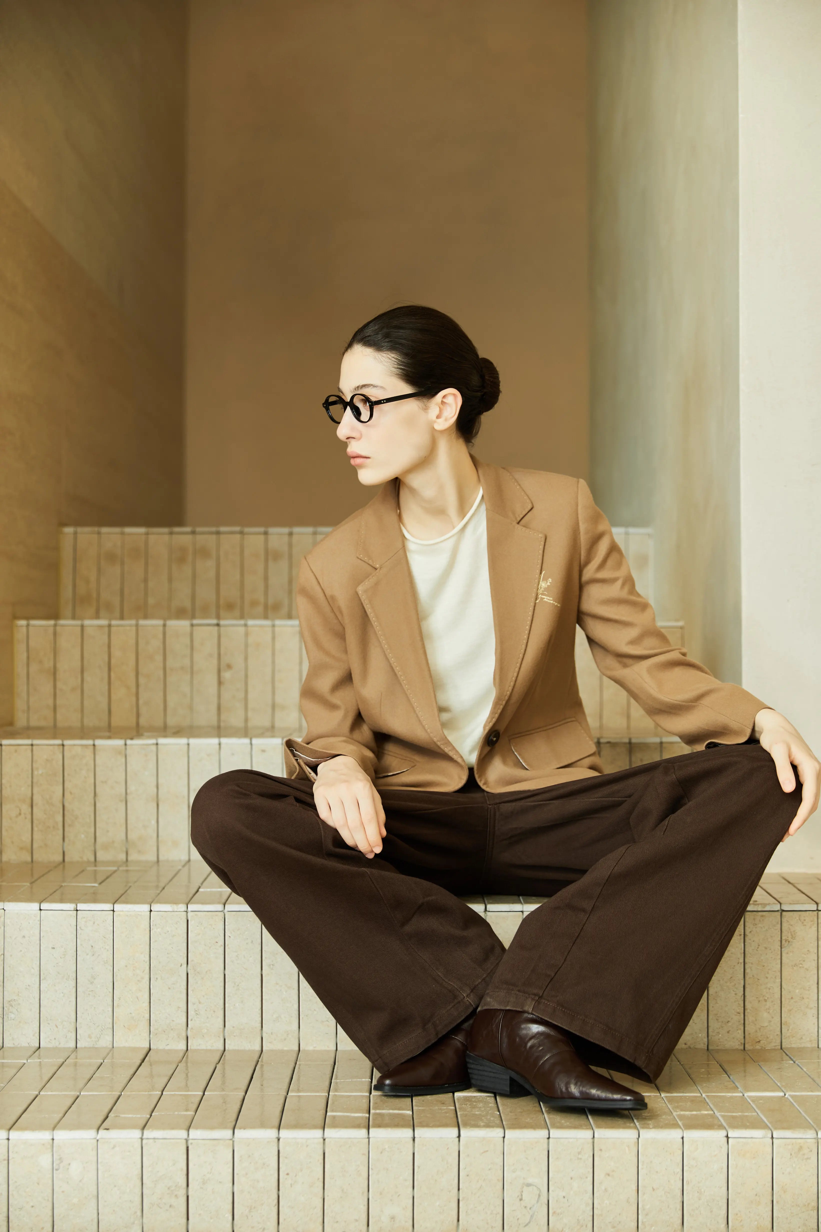 Famecoco Signature Wool-Blend Blazer