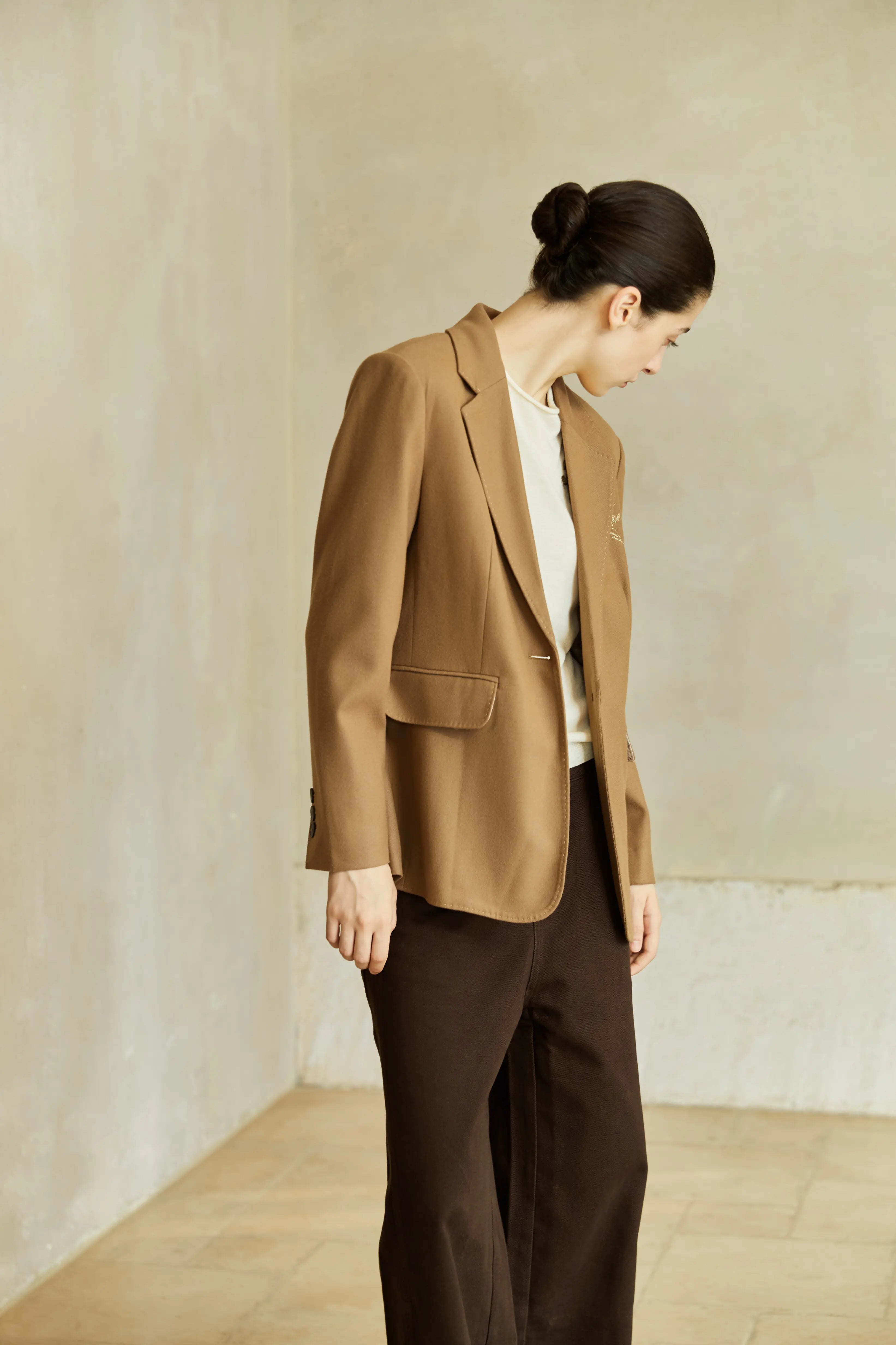 Famecoco Signature Wool-Blend Blazer