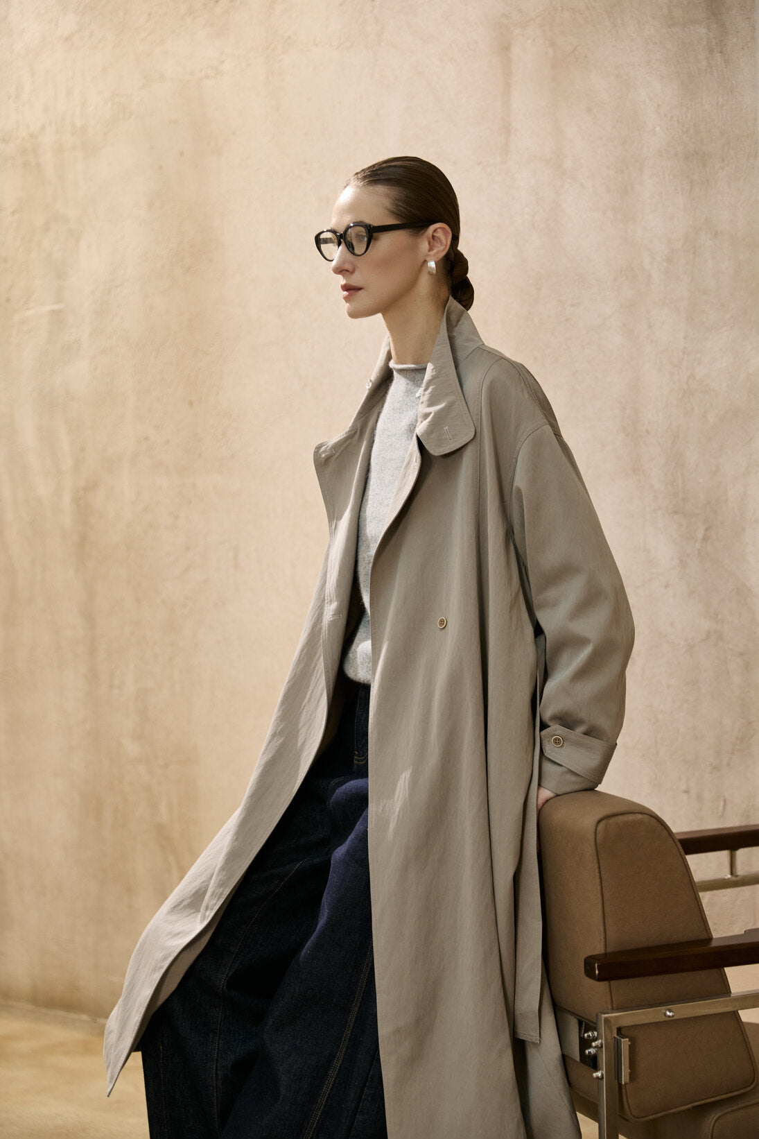 Famecoco Signature Soft Trench Coat